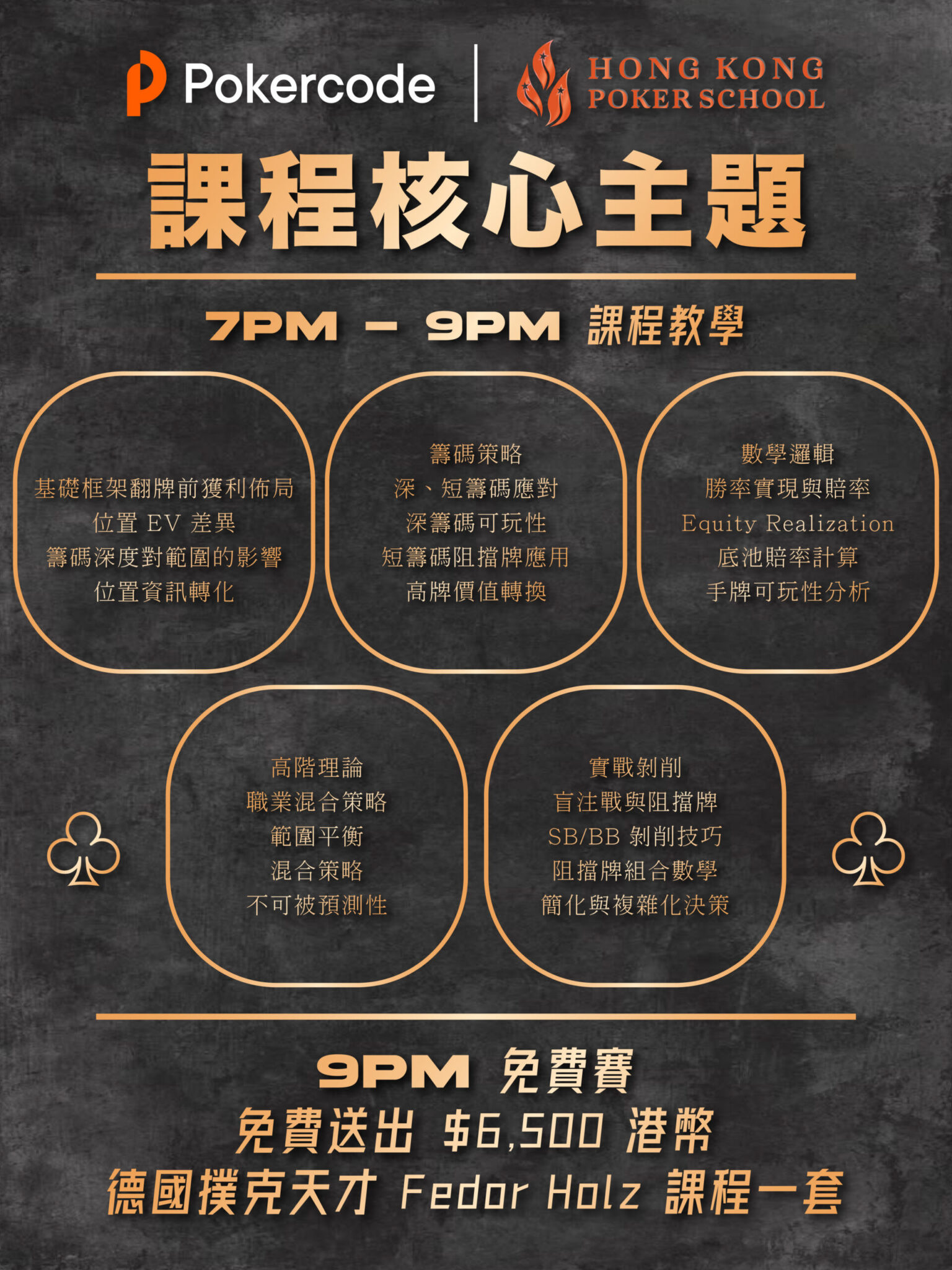 撲克線上課程